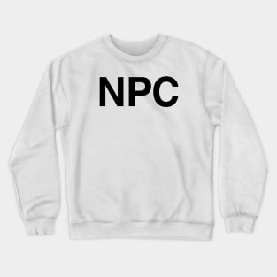 NPC (Black) Crewneck Sweatshirt